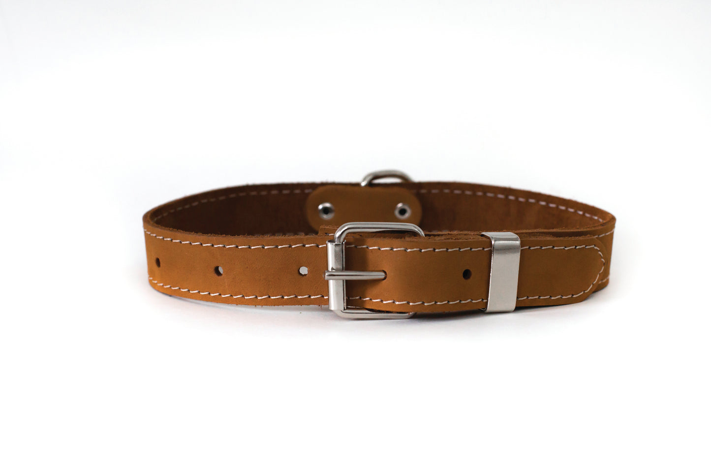 Traditional Leather Dog Collar