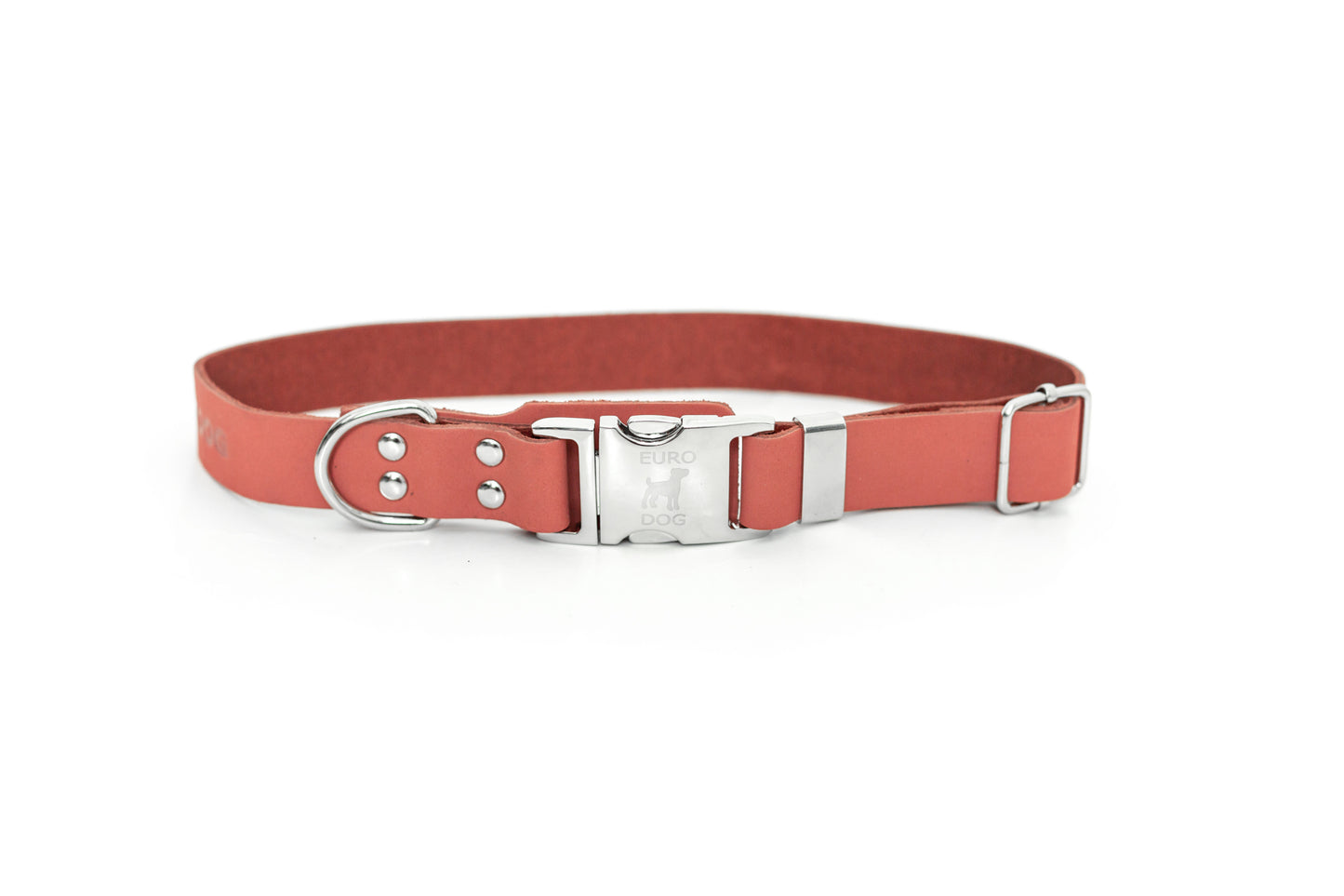 Modern Style Quick-Release Leather Dog Collar