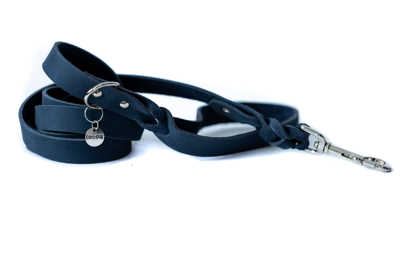 Plaited Luxury Pet Collar, Black