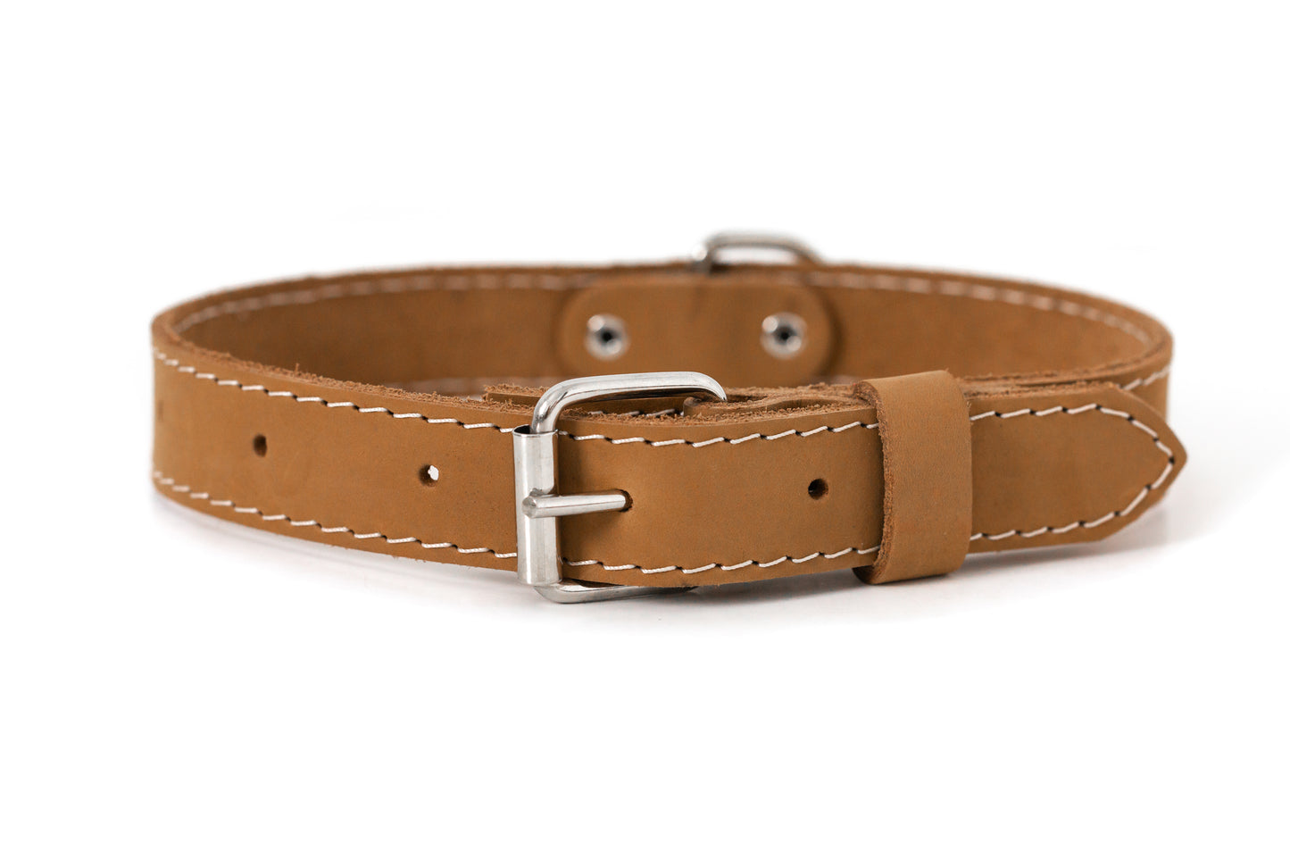 Traditional Leather Dog Collar
